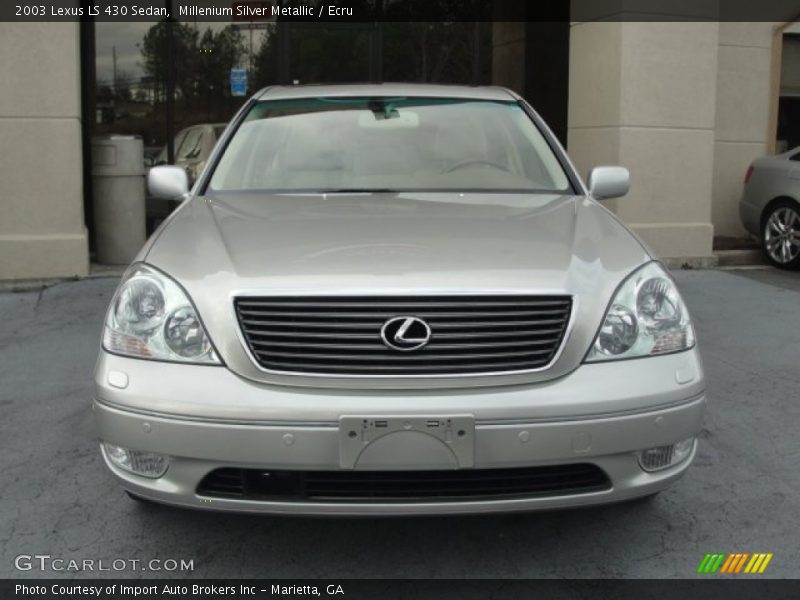 Millenium Silver Metallic / Ecru 2003 Lexus LS 430 Sedan