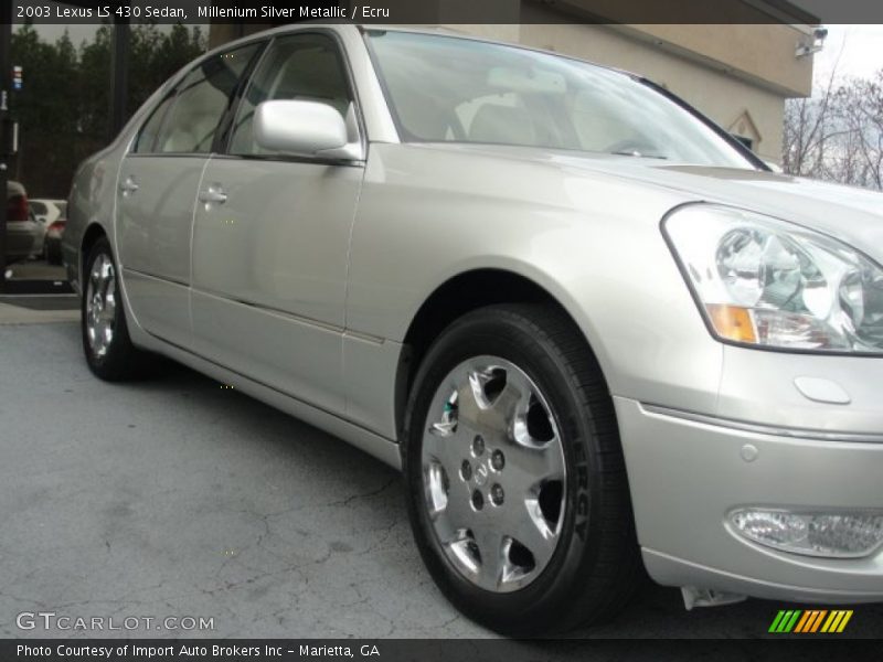Millenium Silver Metallic / Ecru 2003 Lexus LS 430 Sedan