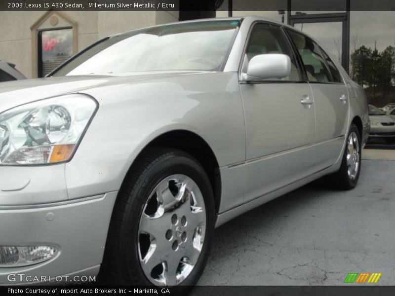 Millenium Silver Metallic / Ecru 2003 Lexus LS 430 Sedan
