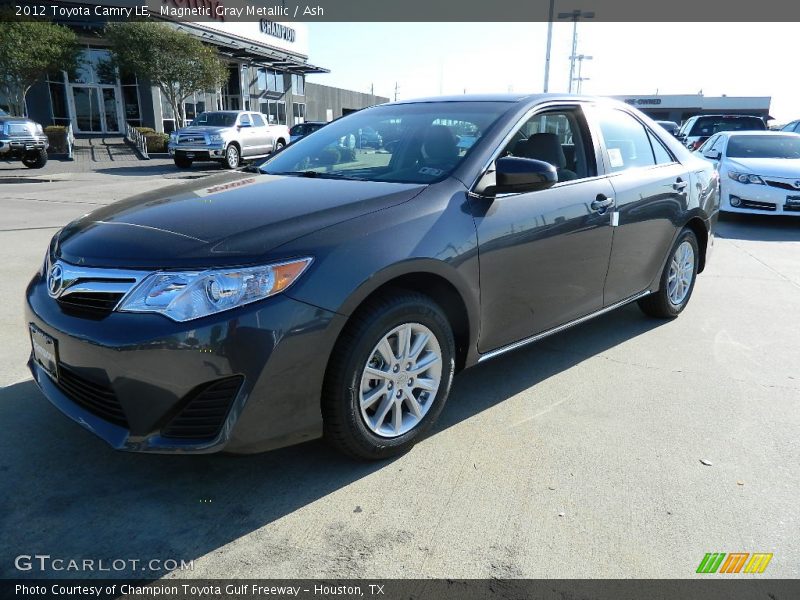 Magnetic Gray Metallic / Ash 2012 Toyota Camry LE