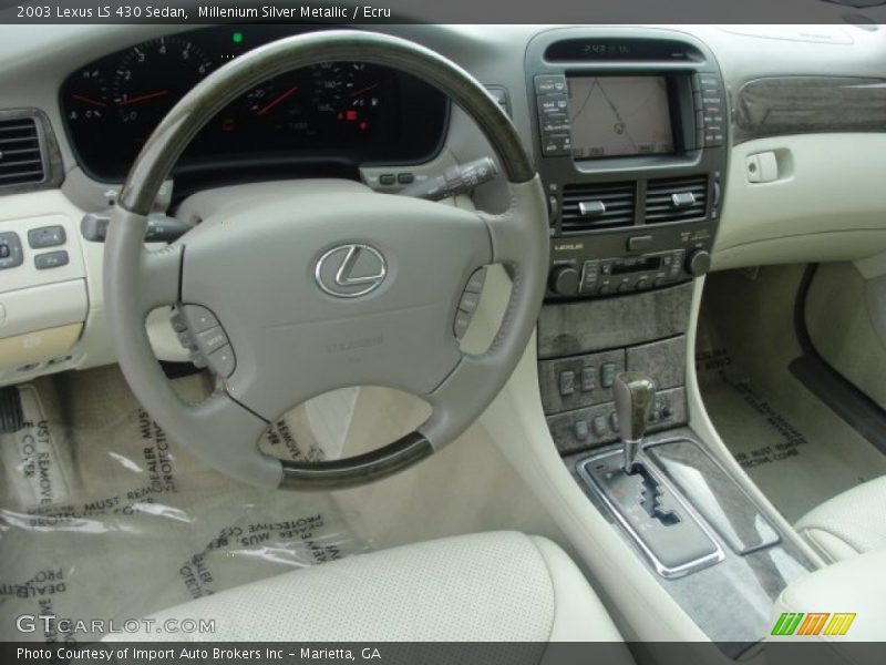 Millenium Silver Metallic / Ecru 2003 Lexus LS 430 Sedan