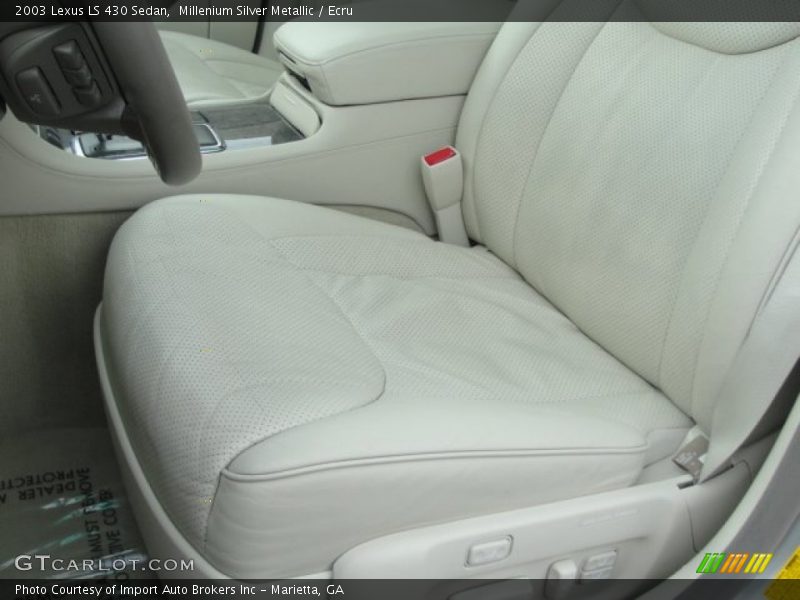 Millenium Silver Metallic / Ecru 2003 Lexus LS 430 Sedan
