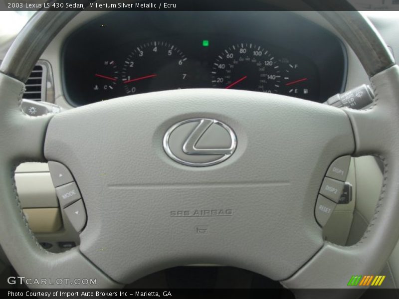 Millenium Silver Metallic / Ecru 2003 Lexus LS 430 Sedan