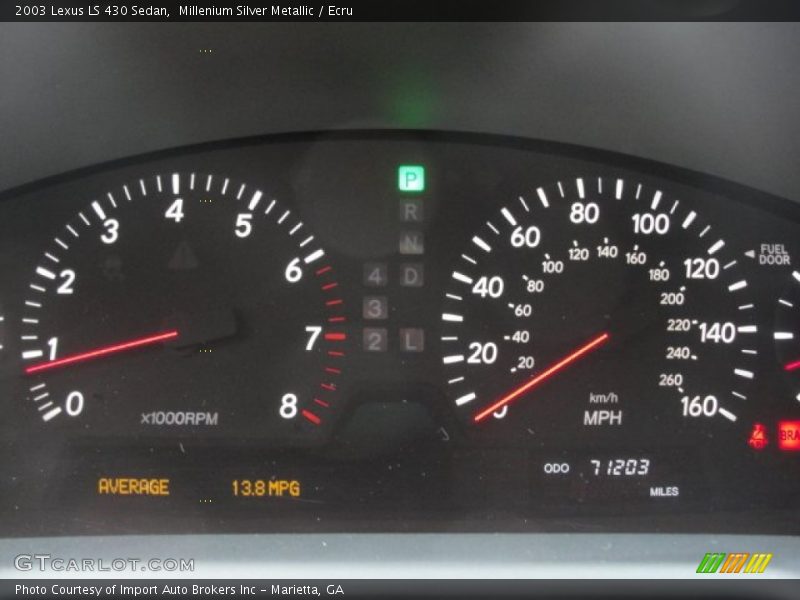 Millenium Silver Metallic / Ecru 2003 Lexus LS 430 Sedan