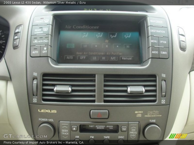 Millenium Silver Metallic / Ecru 2003 Lexus LS 430 Sedan