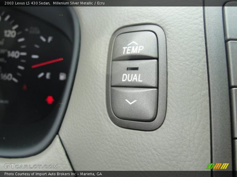 Millenium Silver Metallic / Ecru 2003 Lexus LS 430 Sedan