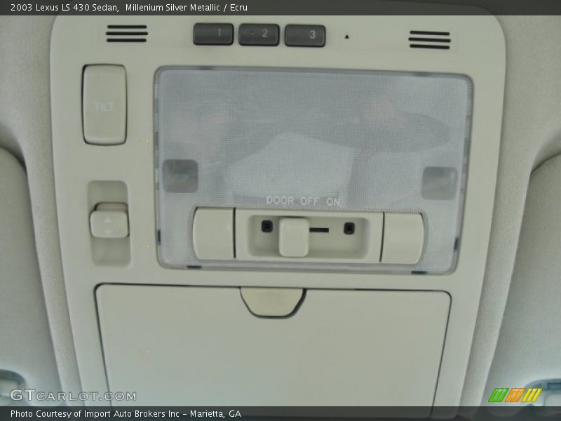 Millenium Silver Metallic / Ecru 2003 Lexus LS 430 Sedan