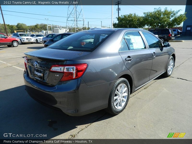 Magnetic Gray Metallic / Ash 2012 Toyota Camry LE