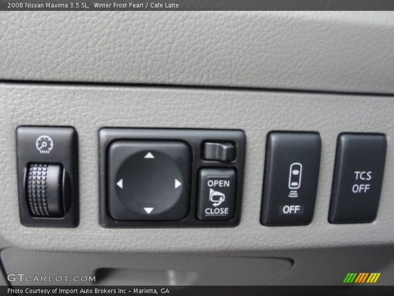 Winter Frost Pearl / Cafe Latte 2008 Nissan Maxima 3.5 SL