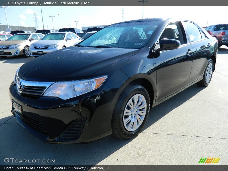 Attitude Black Metallic / Ash 2012 Toyota Camry L