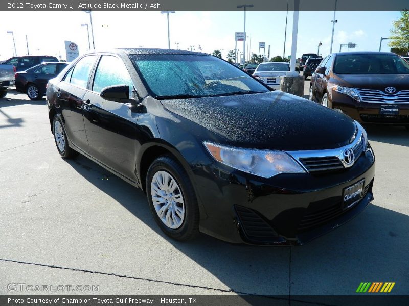 Attitude Black Metallic / Ash 2012 Toyota Camry L