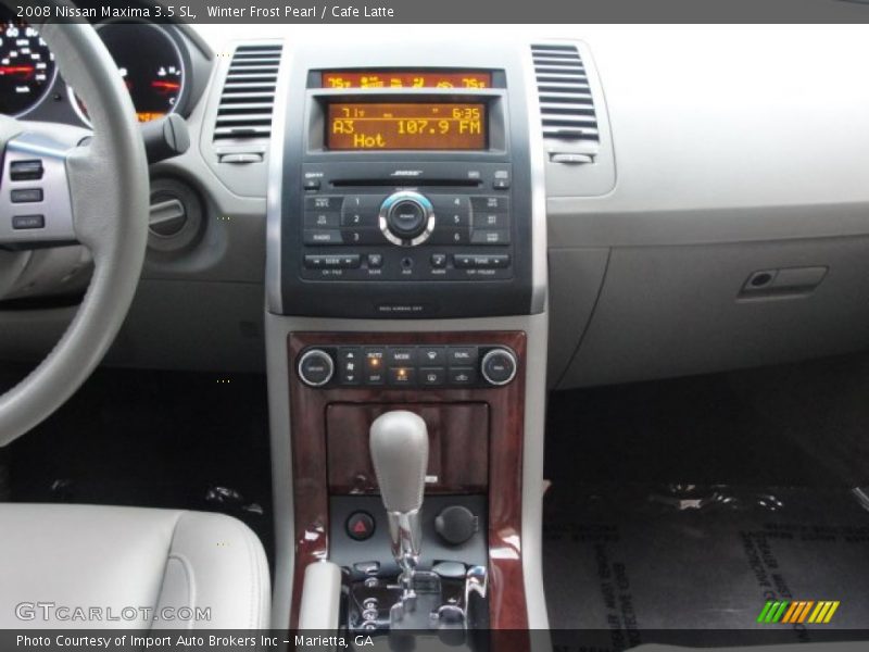 Winter Frost Pearl / Cafe Latte 2008 Nissan Maxima 3.5 SL