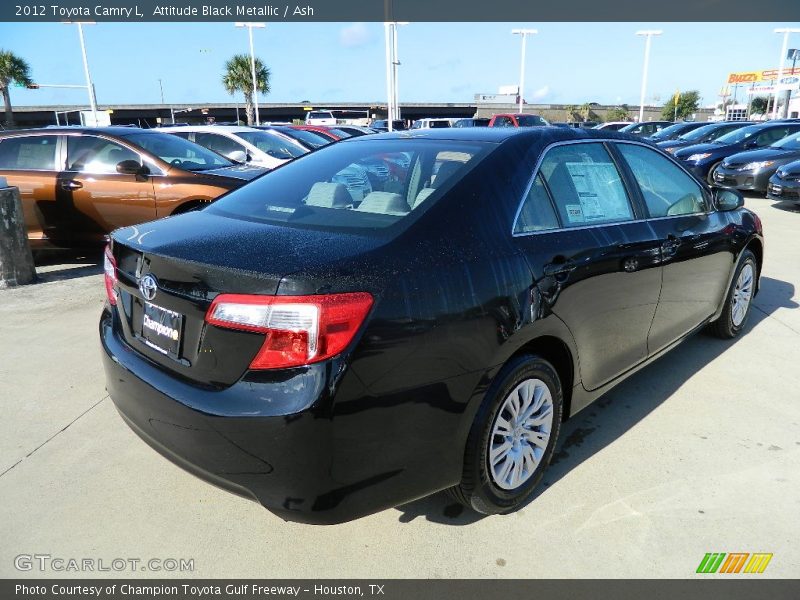 Attitude Black Metallic / Ash 2012 Toyota Camry L