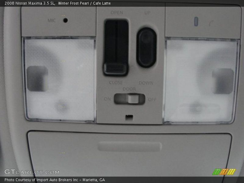 Winter Frost Pearl / Cafe Latte 2008 Nissan Maxima 3.5 SL