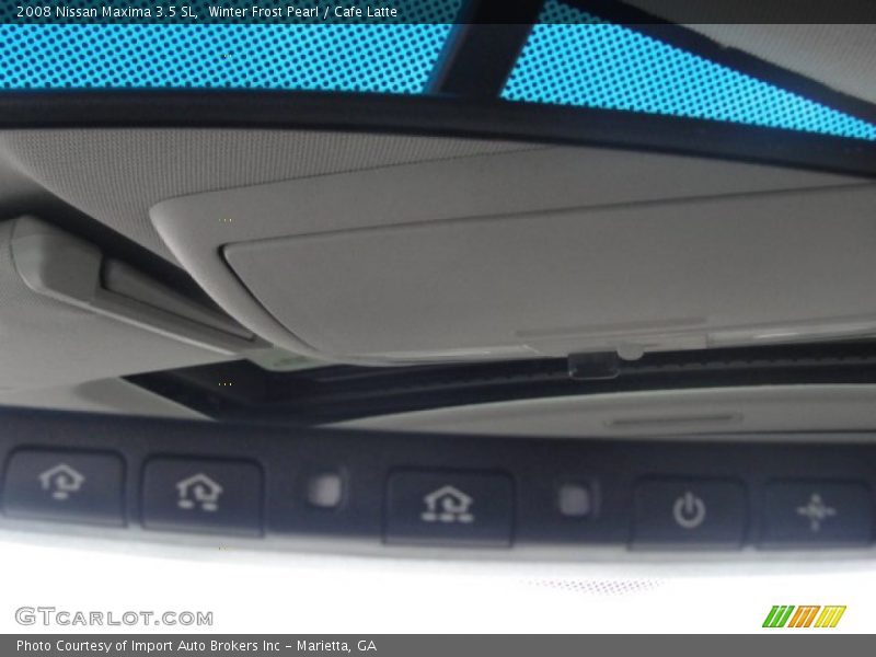 Winter Frost Pearl / Cafe Latte 2008 Nissan Maxima 3.5 SL