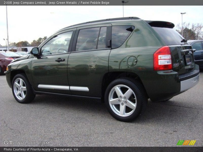 Jeep Green Metallic / Pastel Pebble Beige 2008 Jeep Compass Limited