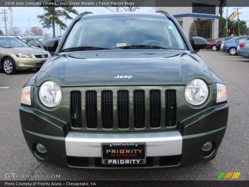 Jeep Green Metallic / Pastel Pebble Beige 2008 Jeep Compass Limited