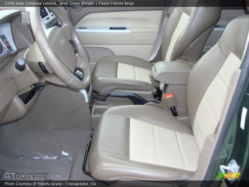 Jeep Green Metallic / Pastel Pebble Beige 2008 Jeep Compass Limited