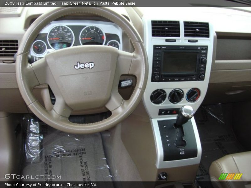 Jeep Green Metallic / Pastel Pebble Beige 2008 Jeep Compass Limited