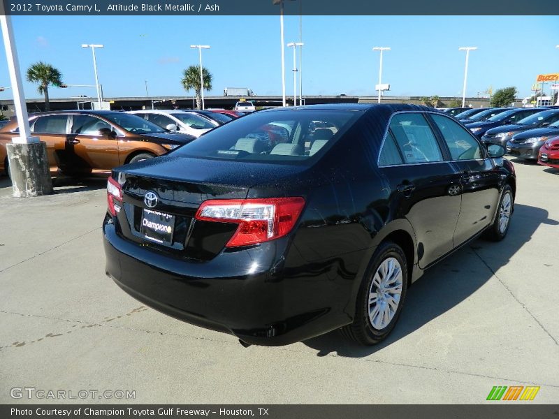 Attitude Black Metallic / Ash 2012 Toyota Camry L