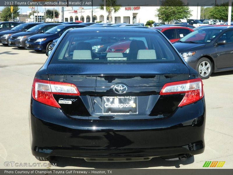 Attitude Black Metallic / Ash 2012 Toyota Camry L