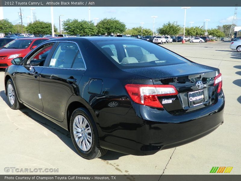 Attitude Black Metallic / Ash 2012 Toyota Camry L