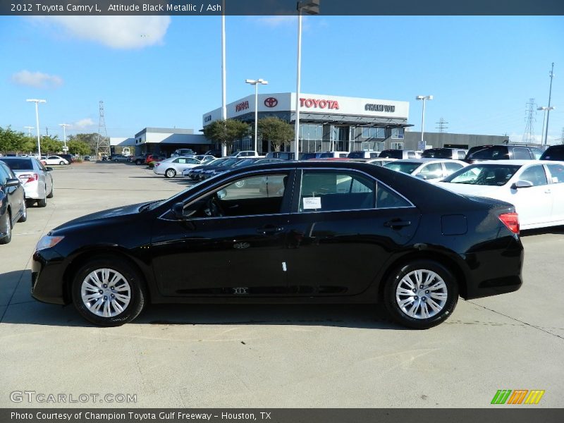 Attitude Black Metallic / Ash 2012 Toyota Camry L