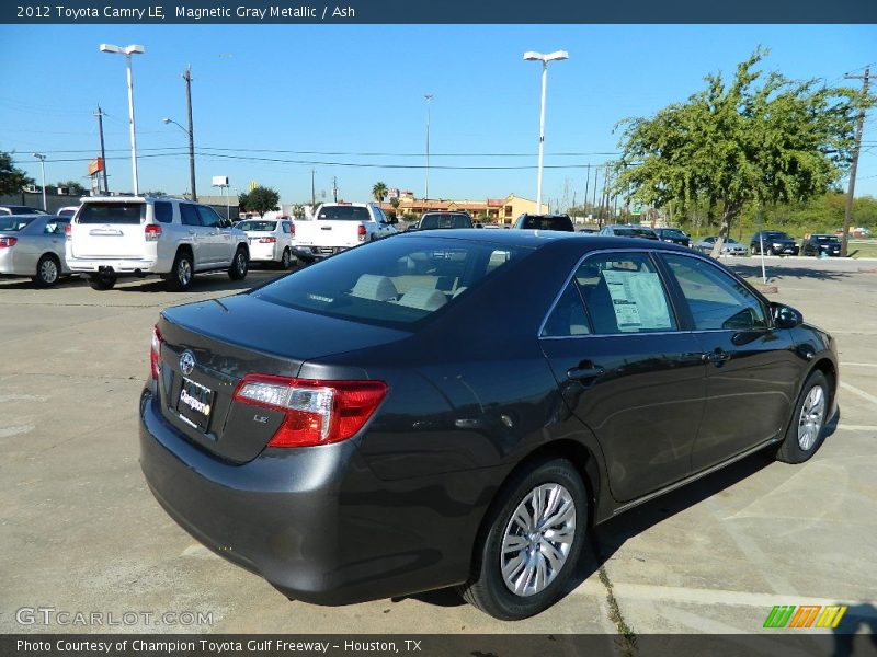Magnetic Gray Metallic / Ash 2012 Toyota Camry LE