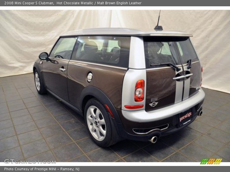 Hot Chocolate Metallic / Malt Brown English Leather 2008 Mini Cooper S Clubman