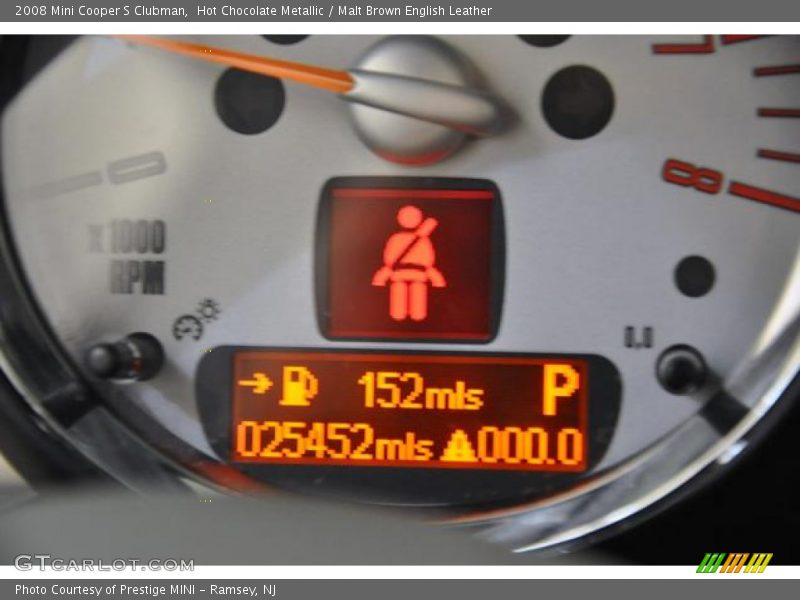 Hot Chocolate Metallic / Malt Brown English Leather 2008 Mini Cooper S Clubman