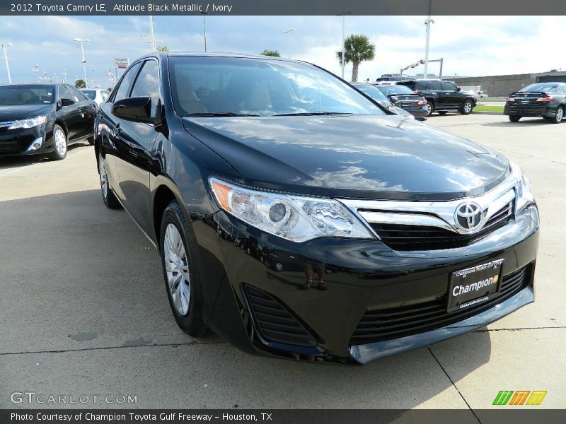 Attitude Black Metallic / Ivory 2012 Toyota Camry LE