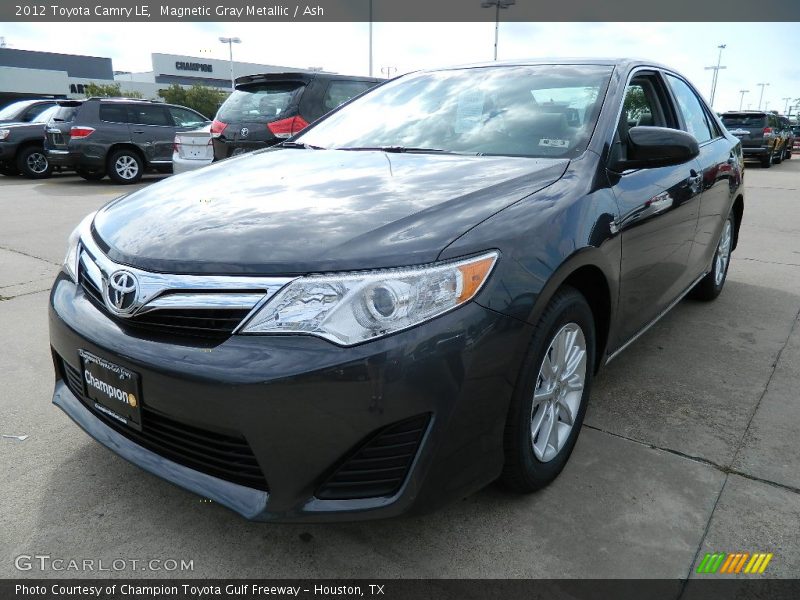 Magnetic Gray Metallic / Ash 2012 Toyota Camry LE