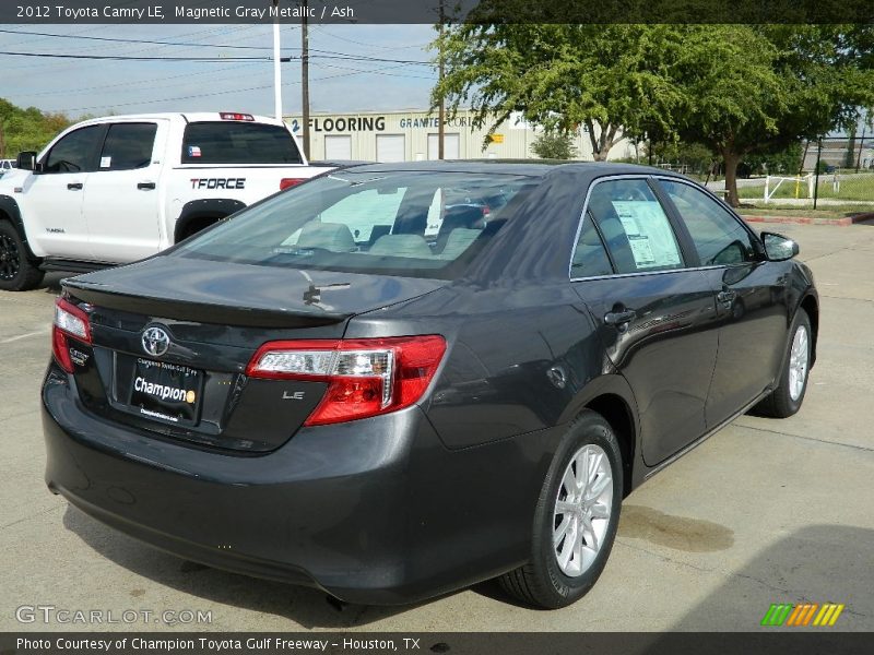 Magnetic Gray Metallic / Ash 2012 Toyota Camry LE
