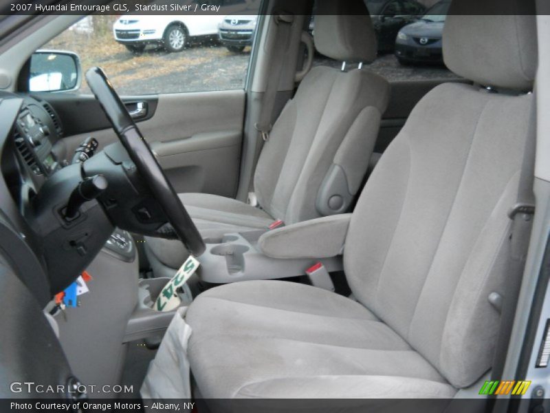 Stardust Silver / Gray 2007 Hyundai Entourage GLS