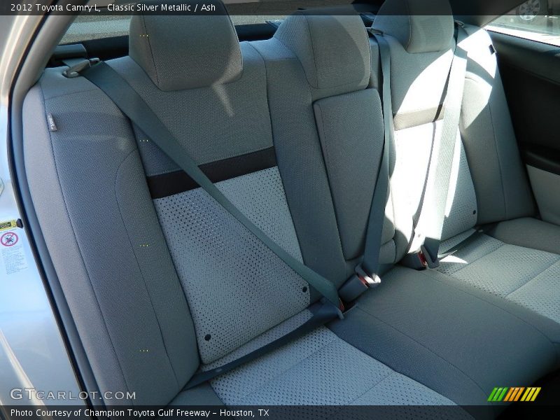 Classic Silver Metallic / Ash 2012 Toyota Camry L