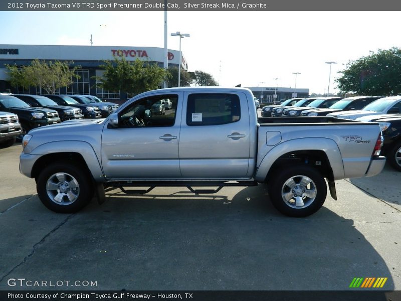 Silver Streak Mica / Graphite 2012 Toyota Tacoma V6 TRD Sport Prerunner Double Cab
