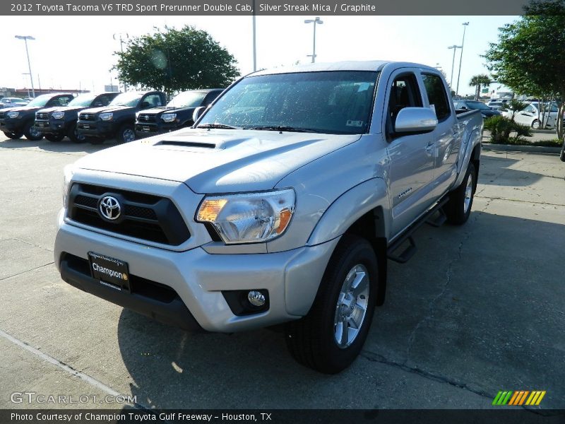 Silver Streak Mica / Graphite 2012 Toyota Tacoma V6 TRD Sport Prerunner Double Cab