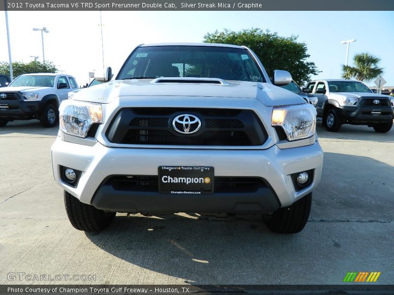 Silver Streak Mica / Graphite 2012 Toyota Tacoma V6 TRD Sport Prerunner Double Cab