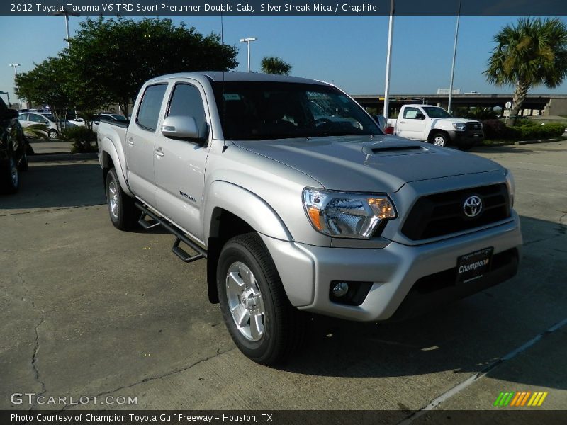 Silver Streak Mica / Graphite 2012 Toyota Tacoma V6 TRD Sport Prerunner Double Cab