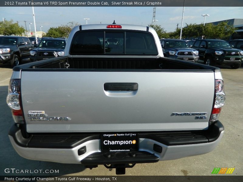 Silver Streak Mica / Graphite 2012 Toyota Tacoma V6 TRD Sport Prerunner Double Cab