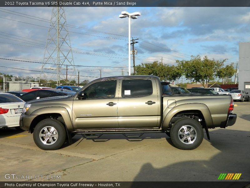 Pyrite Mica / Sand Beige 2012 Toyota Tacoma V6 SR5 Double Cab 4x4
