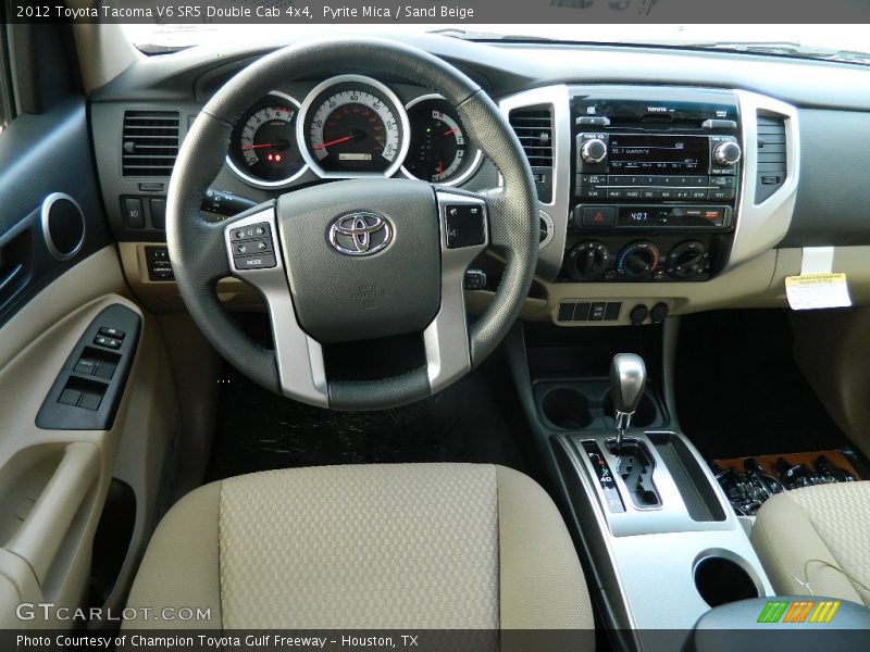 Pyrite Mica / Sand Beige 2012 Toyota Tacoma V6 SR5 Double Cab 4x4