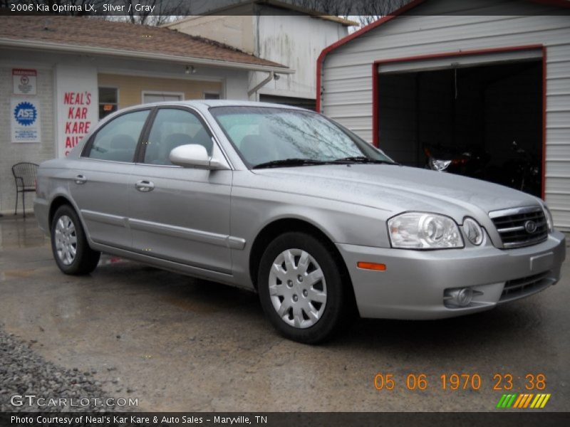 Silver / Gray 2006 Kia Optima LX