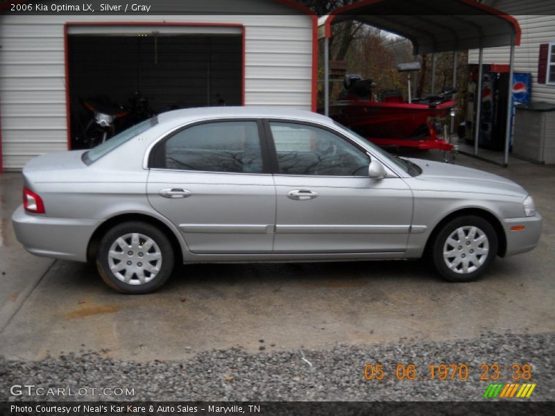 Silver / Gray 2006 Kia Optima LX