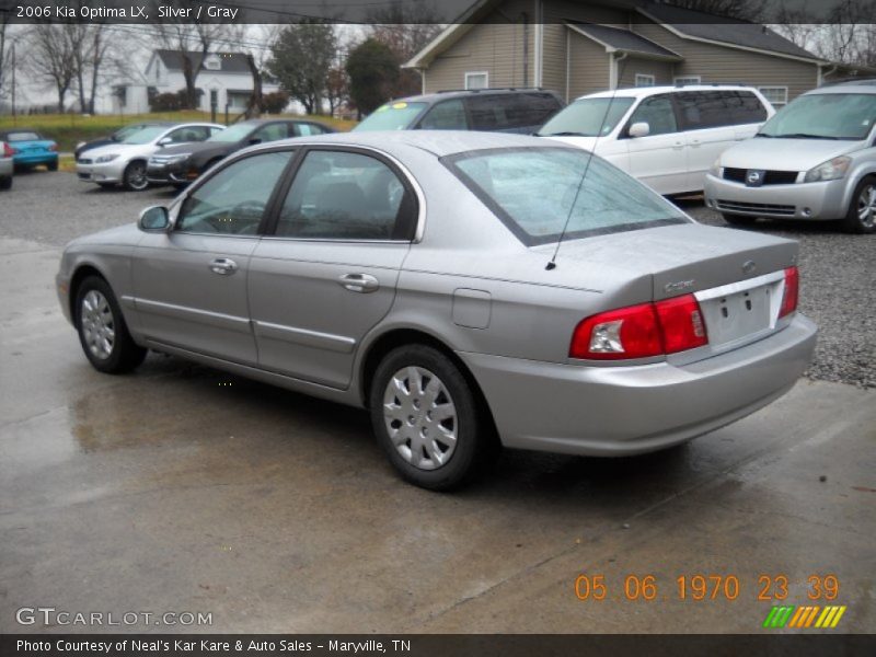 Silver / Gray 2006 Kia Optima LX
