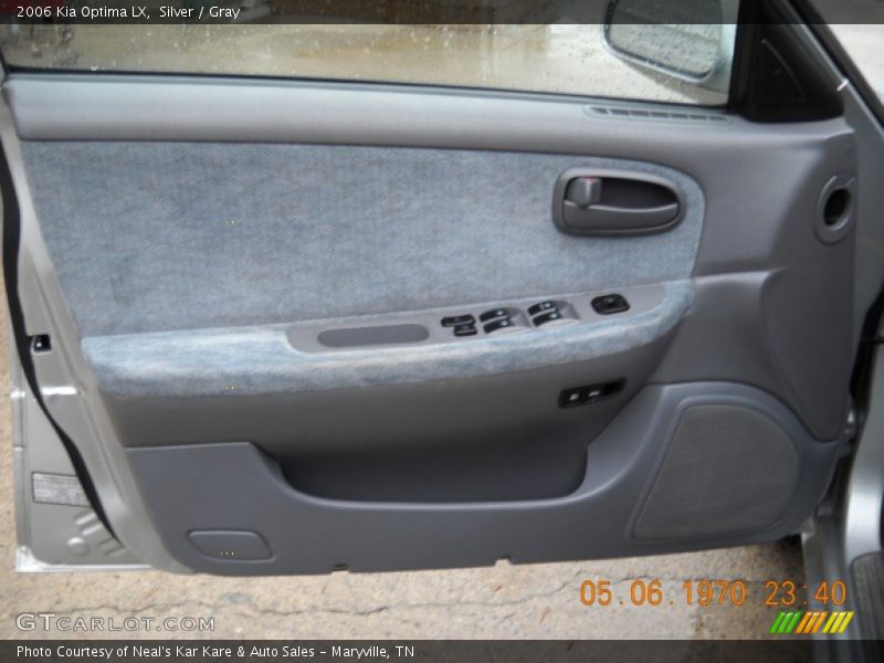 Silver / Gray 2006 Kia Optima LX