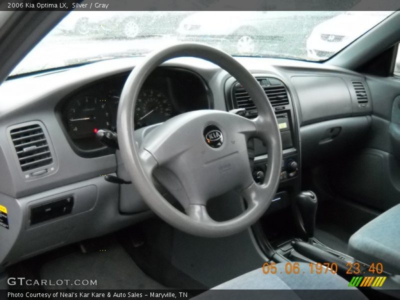 Silver / Gray 2006 Kia Optima LX