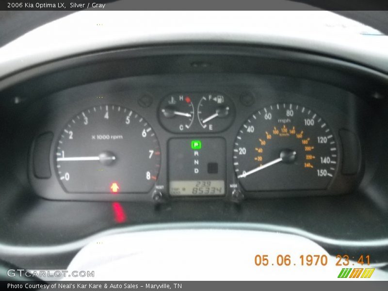 Silver / Gray 2006 Kia Optima LX