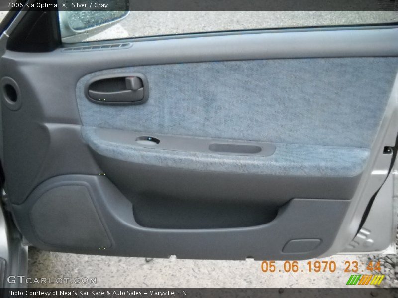Silver / Gray 2006 Kia Optima LX