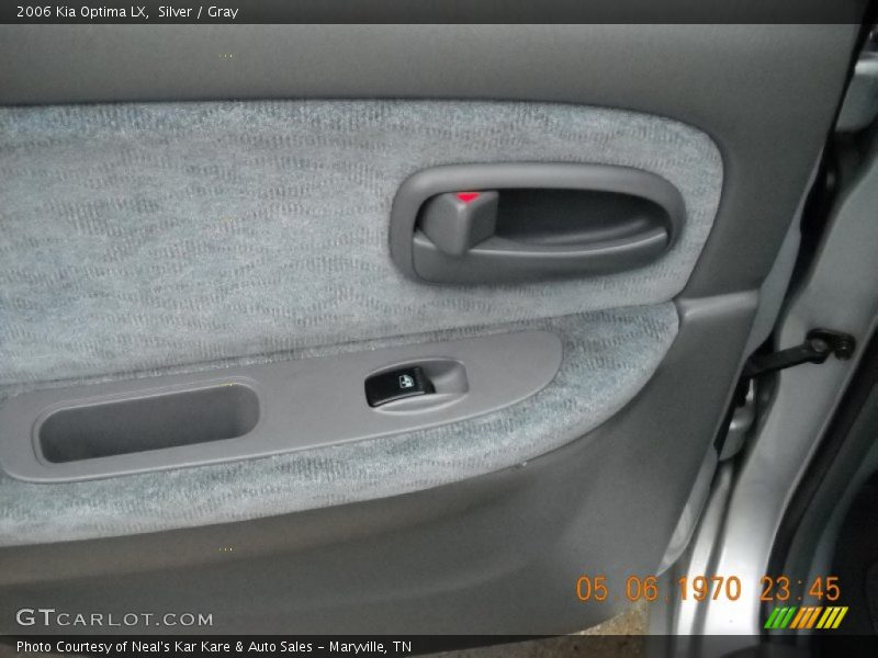 Silver / Gray 2006 Kia Optima LX